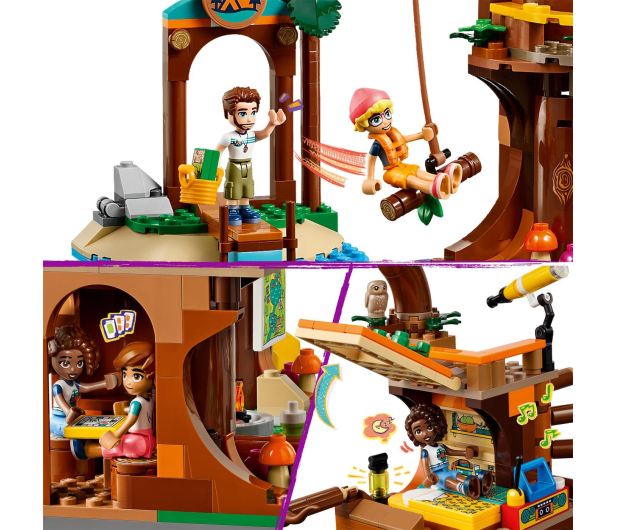 LEGO Friends 42631 Domek na drzewie na obozie kempingowym - 1248822 - zdjęcie 4